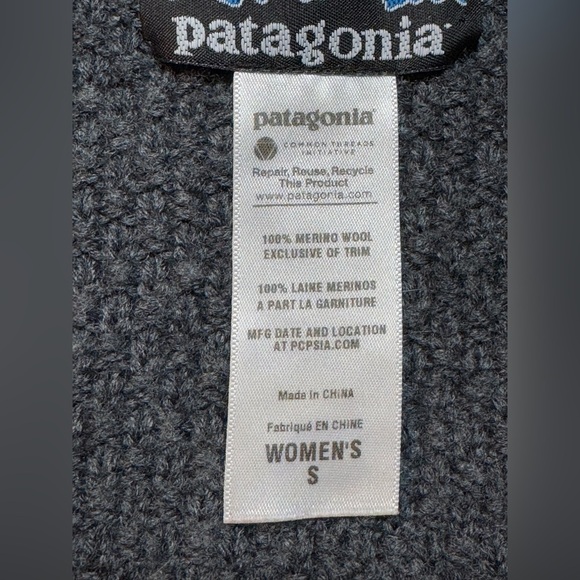 Patagonia Worn Wear Merino Sweater Coat - Picture 5 of 6